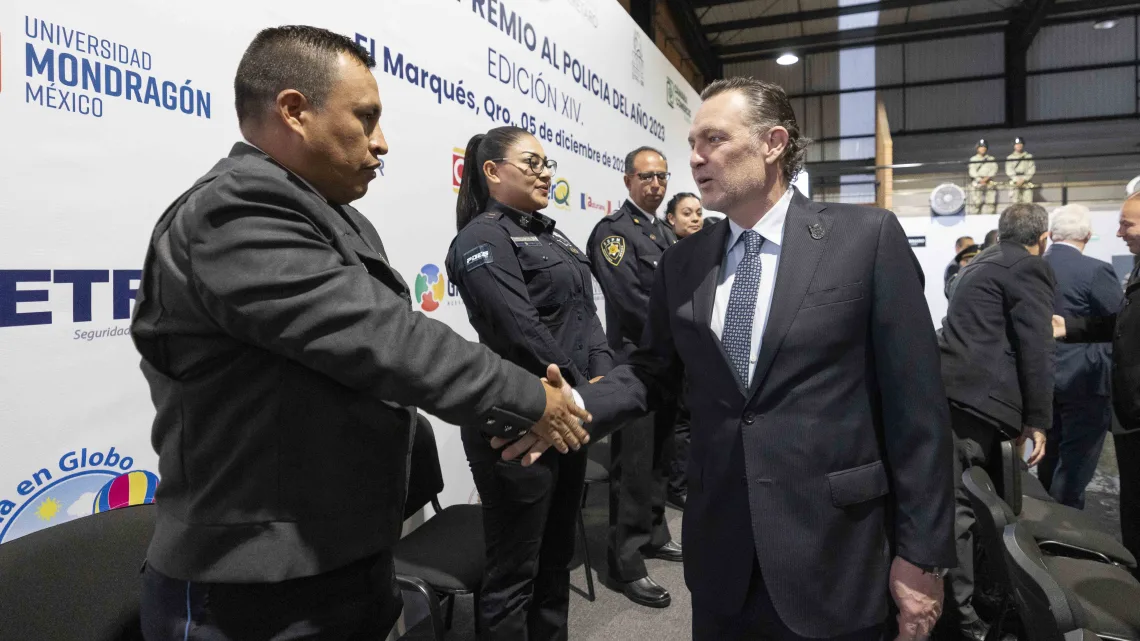 Encabeza Gobernador premiación al Policía del Año 2023