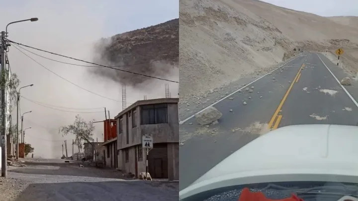 “Sismo de Magnitud 6.2 Sacude el Sur de Perú y Provoca Deslizamientos”