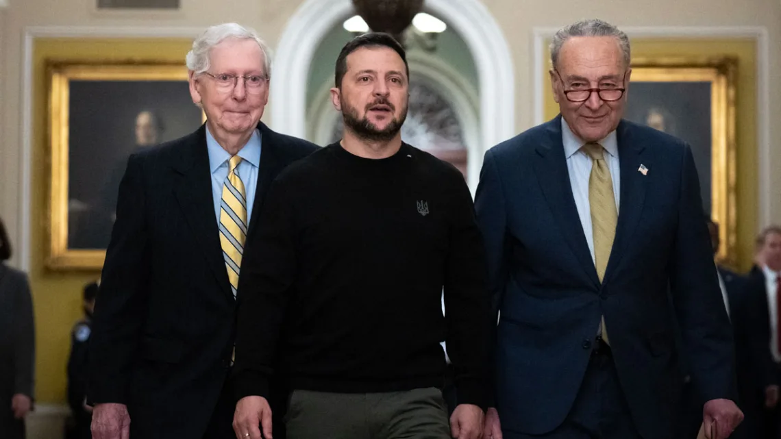 “Zelensky Busca Apoyo en el Congreso de Estados Unidos para Ganar la Guerra”