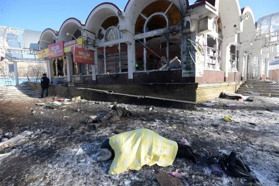 Mueren al menos 27 por bombardeo en Ucrania