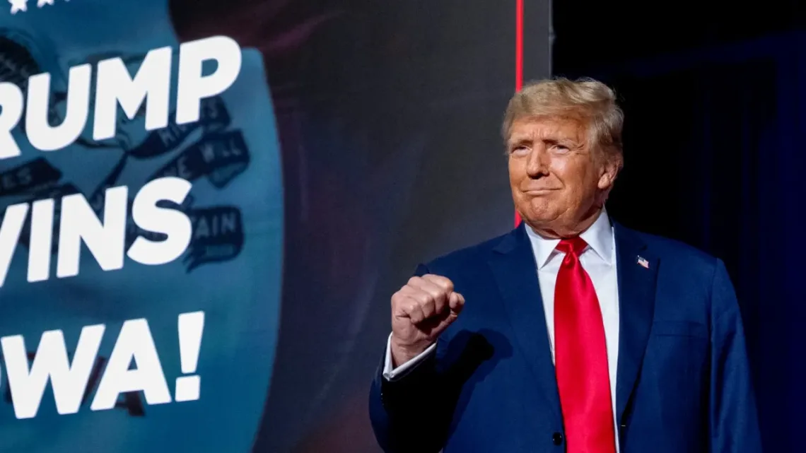 “Trump Reinicia su Dominio en Iowa, Dejando a Haley y DeSantis en la Carrera”