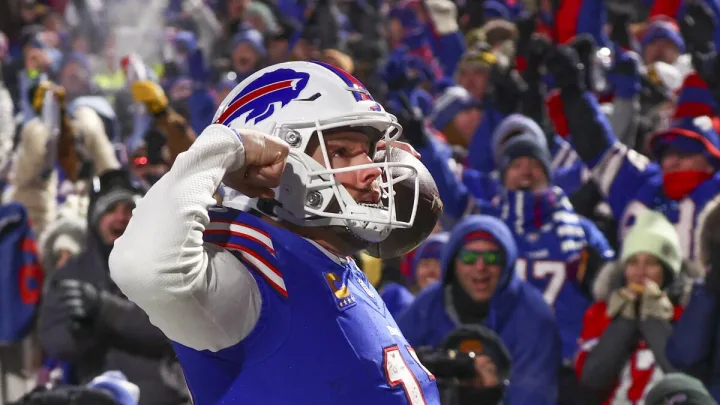 “Histórico: Josh Allen Realiza una Carrera Épica Anotando uno de los Touchdowns más Largos para un QB en Playoffs”