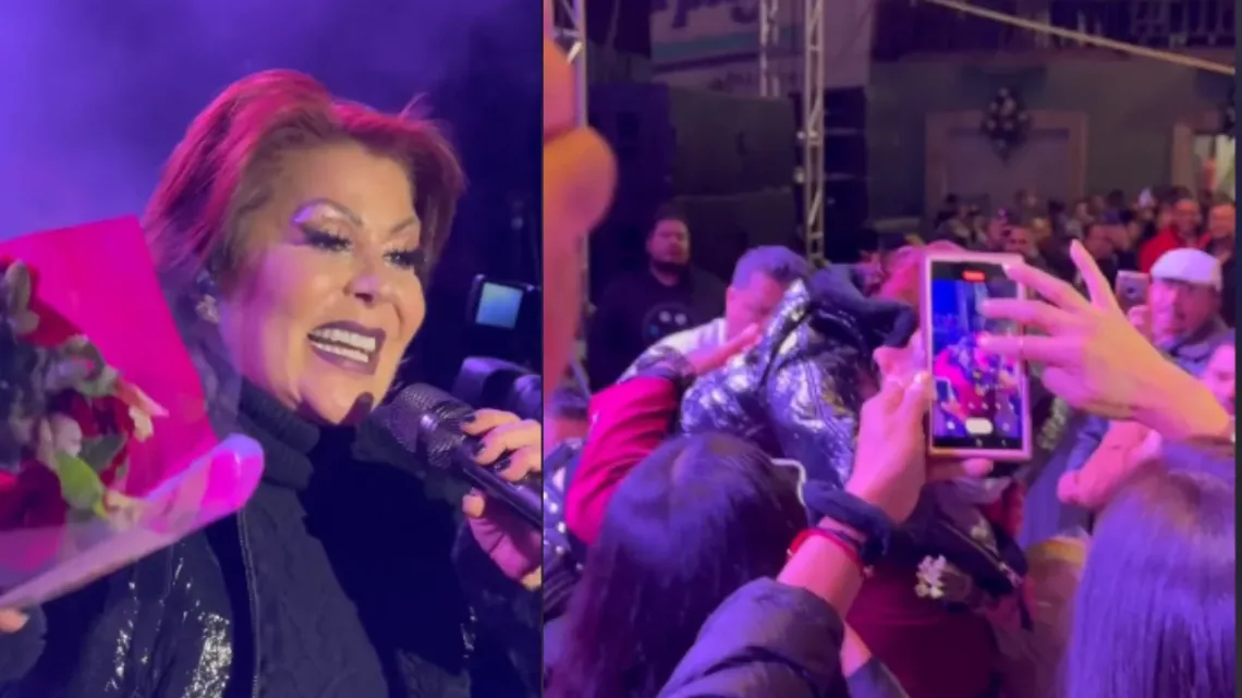 “Alejandra Guzmán Confunde a Fan con Christian Nodal en Pleno Concierto”
