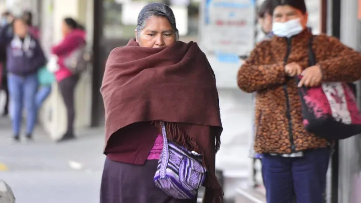 Existen zonas en el país que podría registrar temperaturas mínimas de -10 a -5 °C, según el pronóstico