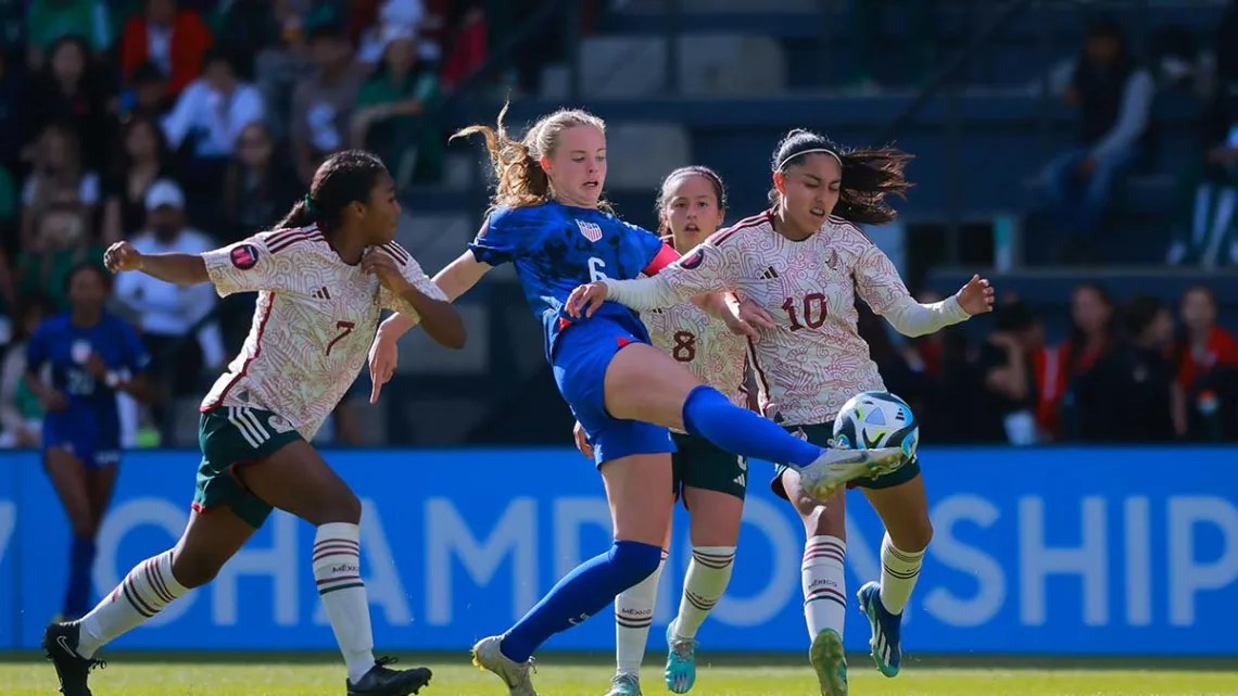 México cae ante Estados Unidos y obtiene el subcampeonato en el Premundial Femenino Sub-17