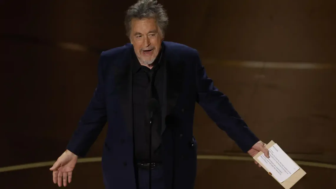 Al Pacino responde críticas por ‘arruinar’ el momento más esperado de los Oscar