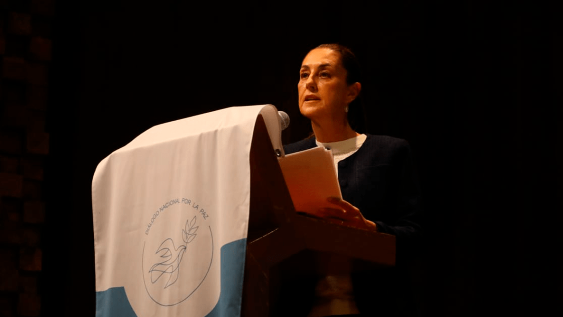 Claudia Sheinbaum suscribe “Compromiso por la Paz” pero no coincide con todo el diagnóstico