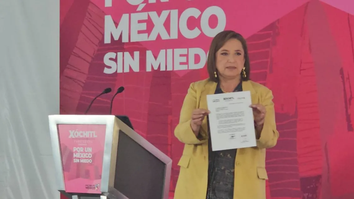 INE llama la atención a Xóchitl por uso indebido de imagen en propaganda electoral
