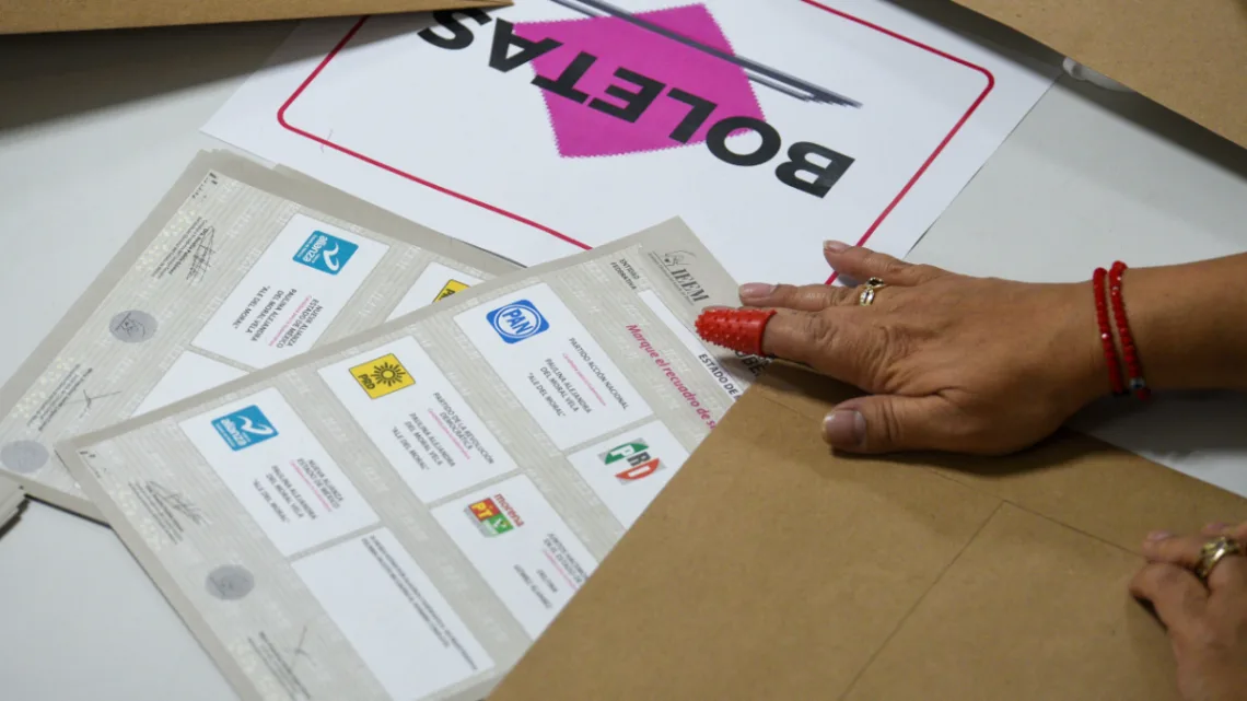 Boletas entregadas para voto en prisión preventiva: Histórico proceso electoral