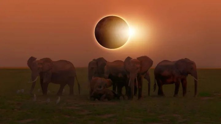 Comportamiento animal durante eclipses solares: una mirada interesante   