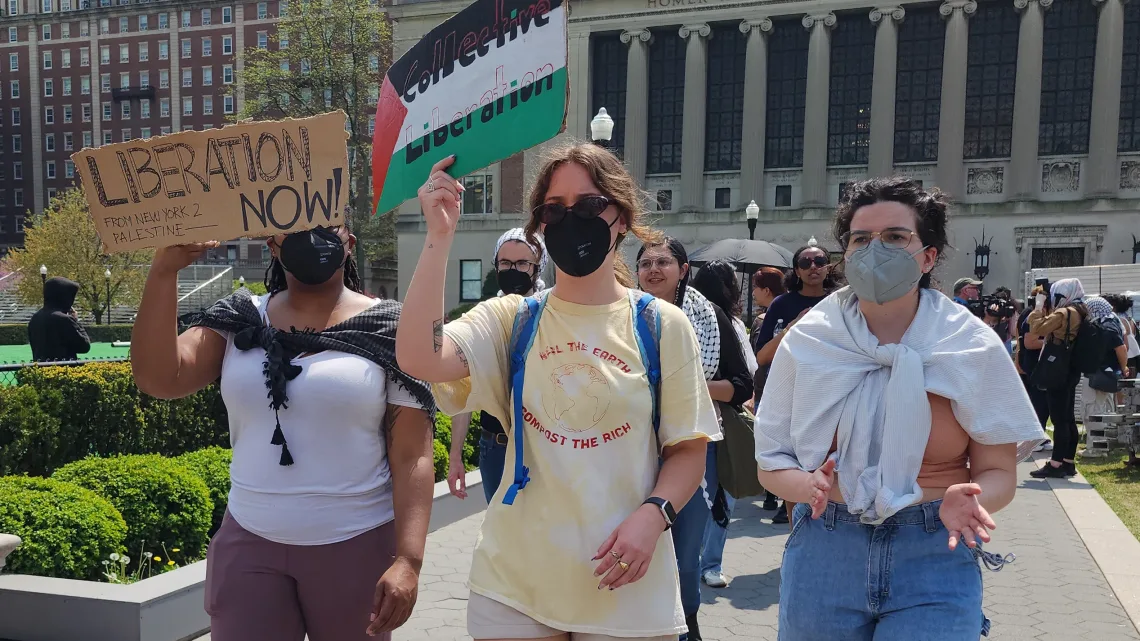 Estudiantes de la Universidad de Florida arrestados en protesta pro-palestina   