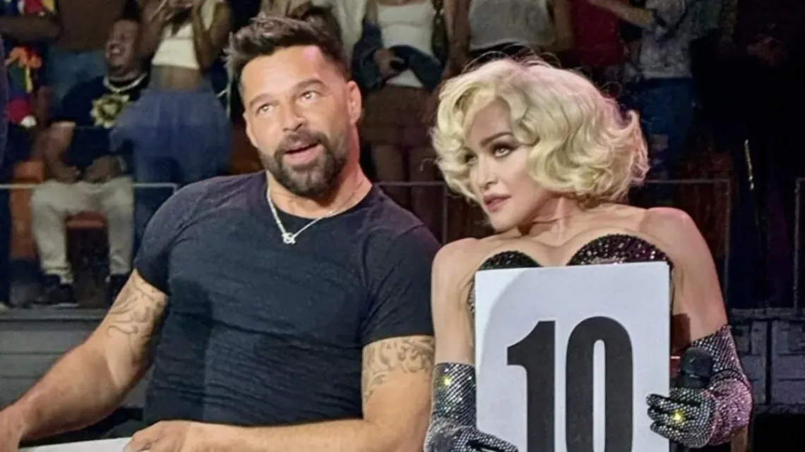 Ricky Martin Sorprende al Aparecer en Concierto de Madonna