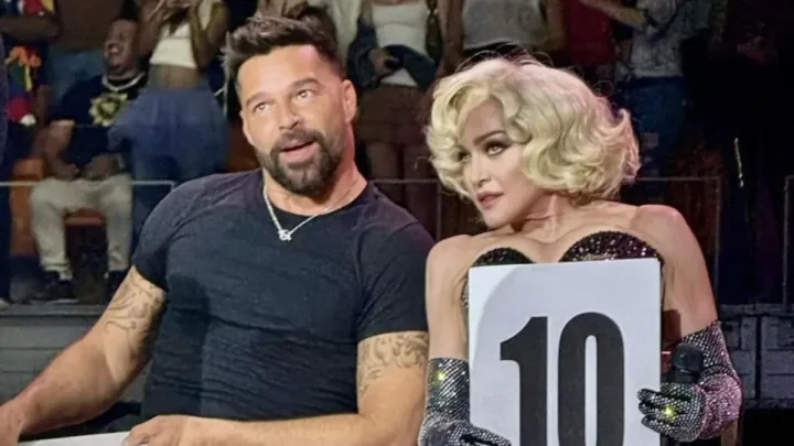 Ricky Martin Sorprende al Aparecer en Concierto de Madonna