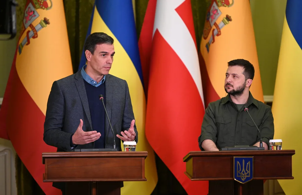 Zelenski se reúne este lunes en Madrid con Sánchez con este objetivo