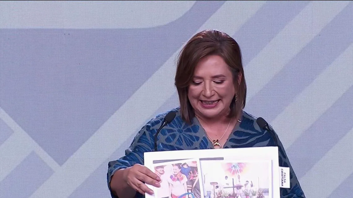 Gálvez acusa a Sheinbaum de usar imagen de la Virgen sin ‘creer en Dios’
