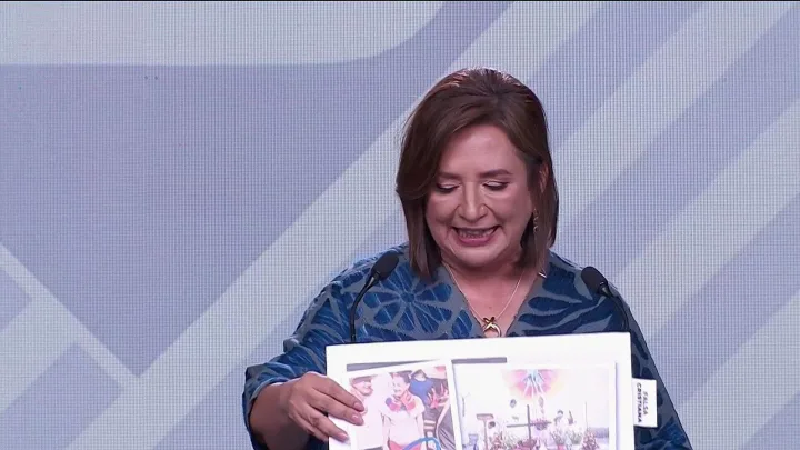 Gálvez acusa a Sheinbaum de usar imagen de la Virgen sin ‘creer en Dios’