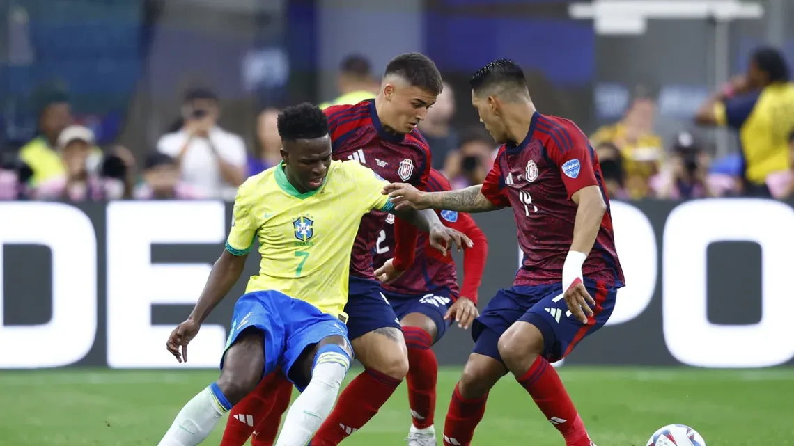 Brasil decepciona con empate sin goles ante Costa Rica en la Copa América 2024