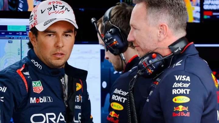 Christian Horner admite el difícil fin de semana de Checo Pérez   