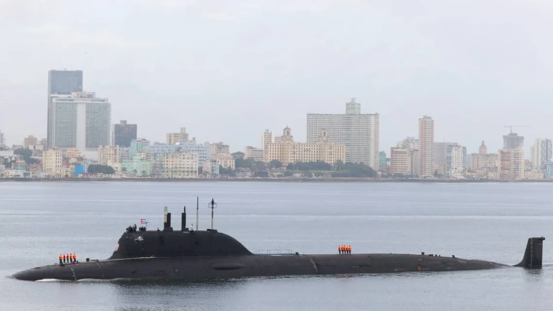 Flotilla Rusa con Submarino Nuclear Llega a Cuba   