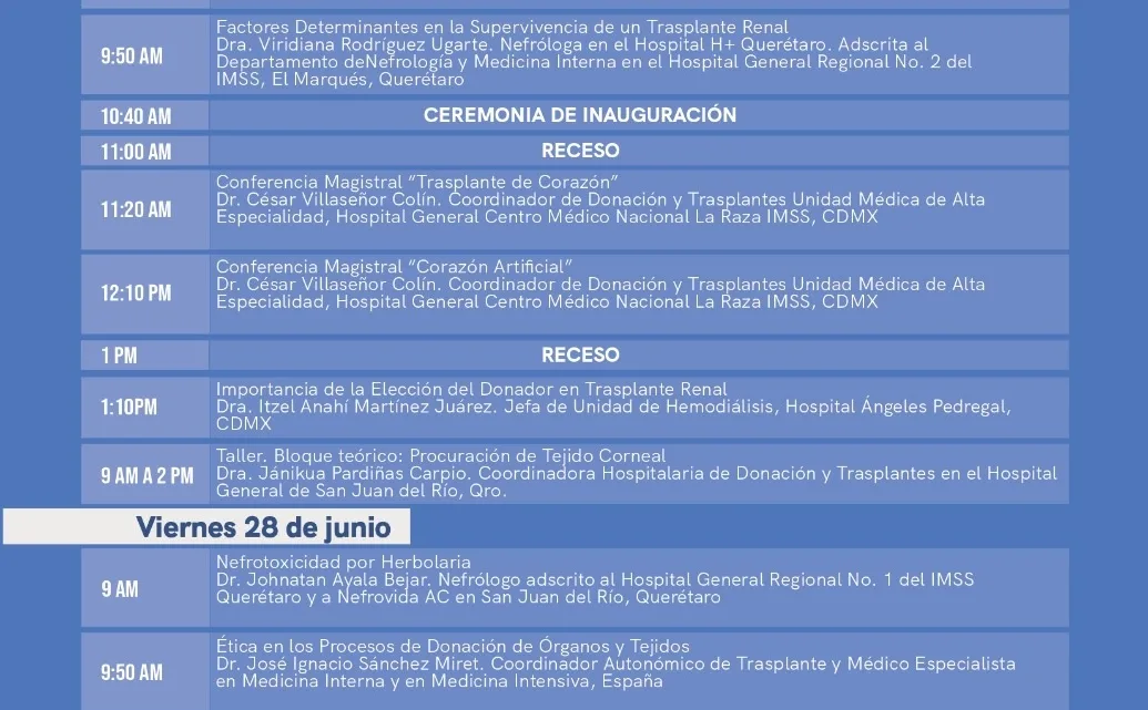 Invita SESA al IX Congreso Internacional de Donación y Trasplantes