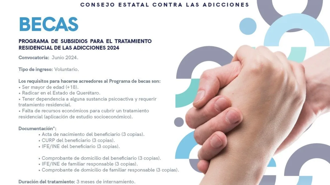 Ofrece SESA subsidios para Tratamiento Residencial de las Adicciones 2024