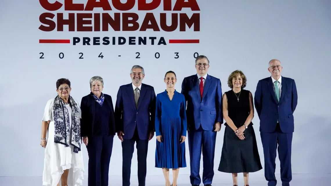 Sheinbaum presenta primeros nombramientos de su gabinete