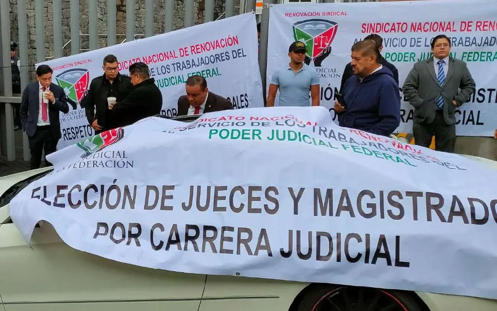 Trabajadores del Poder Judicial toman Tribunales Laborales en protesta