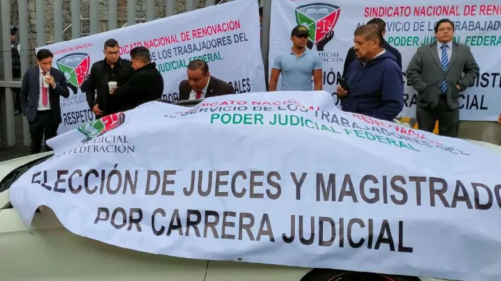 Trabajadores del Poder Judicial toman Tribunales Laborales en protesta