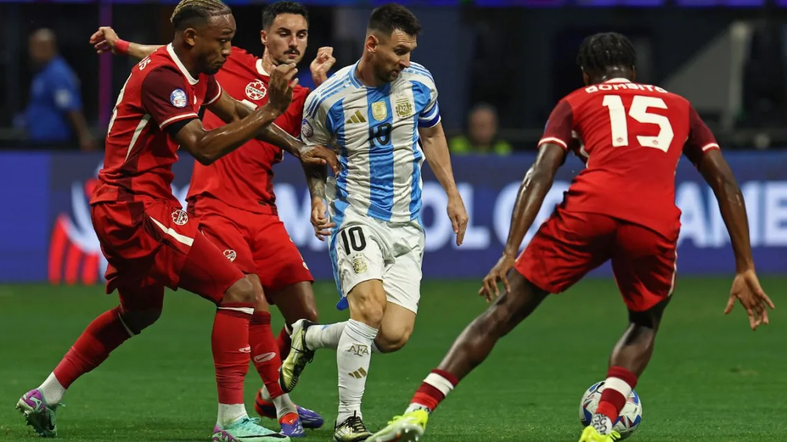  Argentina inicia la Copa América con ajustado triunfo sobre Canadá   