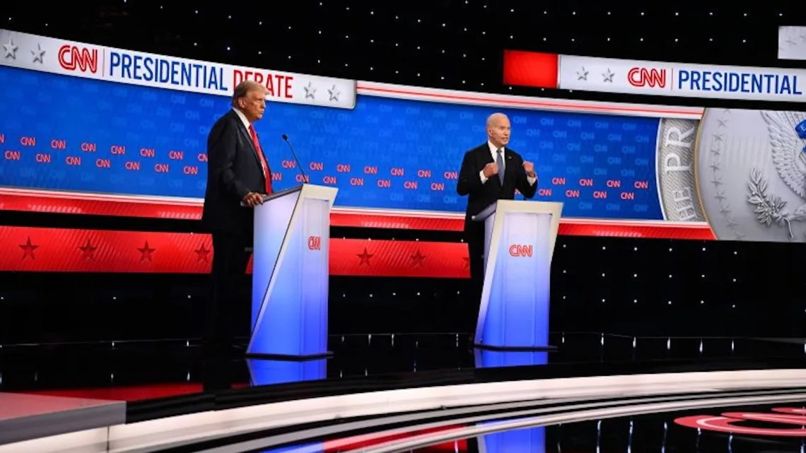 Trump y Biden comienzan el debate discutiendo sus dos visiones opuestas sobre la economía