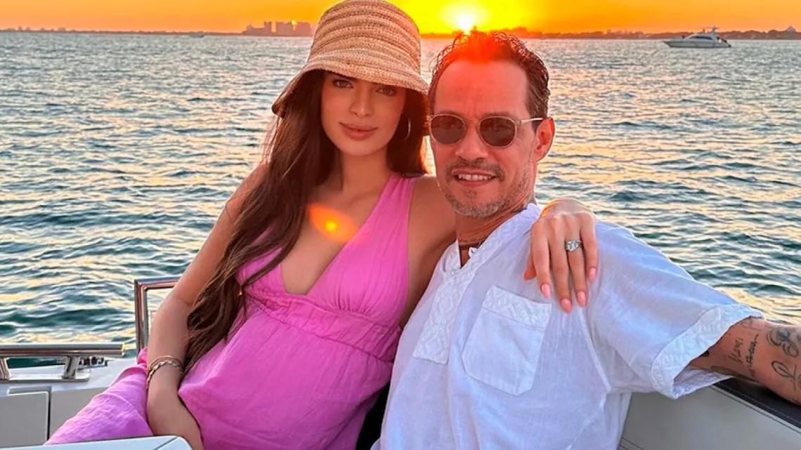  Nadia Ferreira desvela el nombre de su hijo junto a Marc Anthony