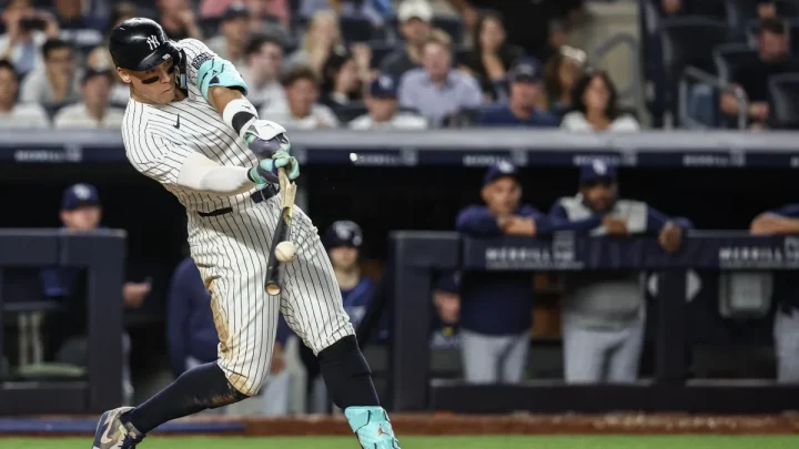 Aaron Judge iguala marca histórica de los Yankees con su HR número 35