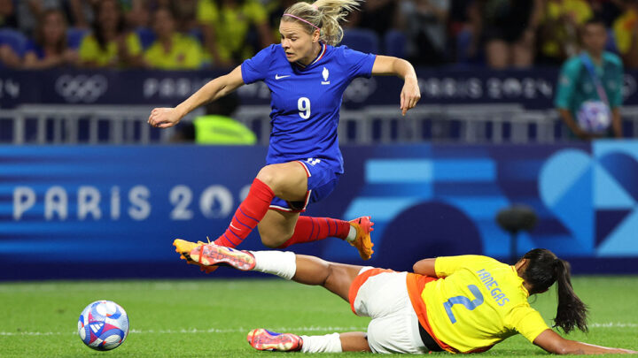 Francia vence a Colombia en un emocionante debut olímpico