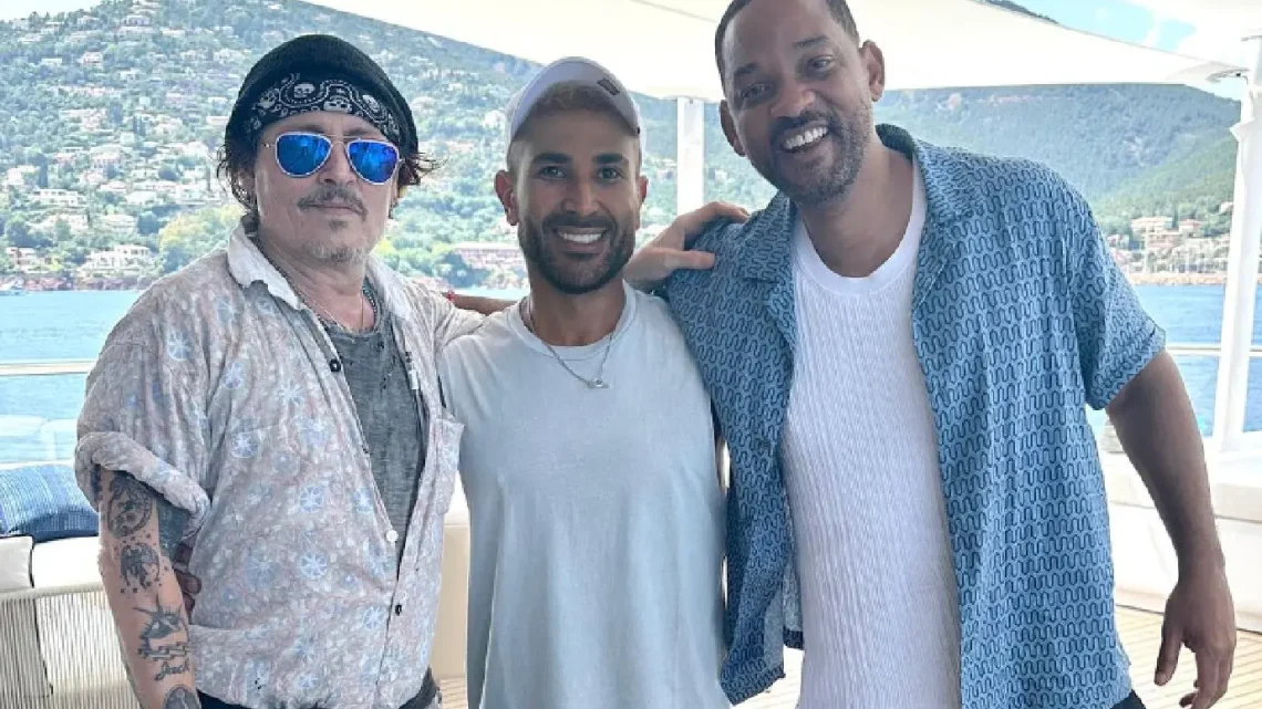 Johnny Depp y Will Smith disfrutan de unas vacaciones juntos en Italia