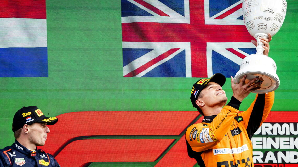 Lando Norris triunfa en el GP de Países Bajos