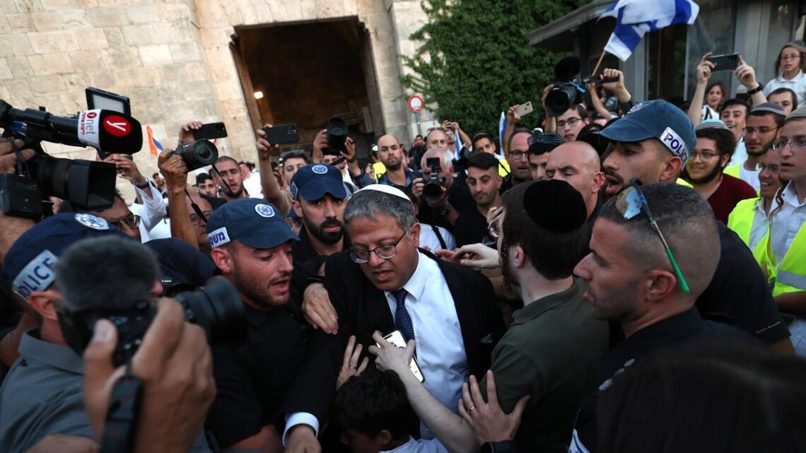 Colonos judíos irrumpen en la Explanada de las Mezquitas en Jerusalén