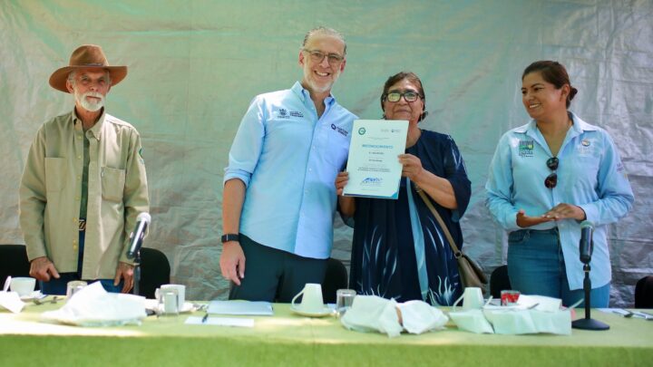 Entrega SEDESU pago por compensación de emisiones a ejidatarios en La Sierra