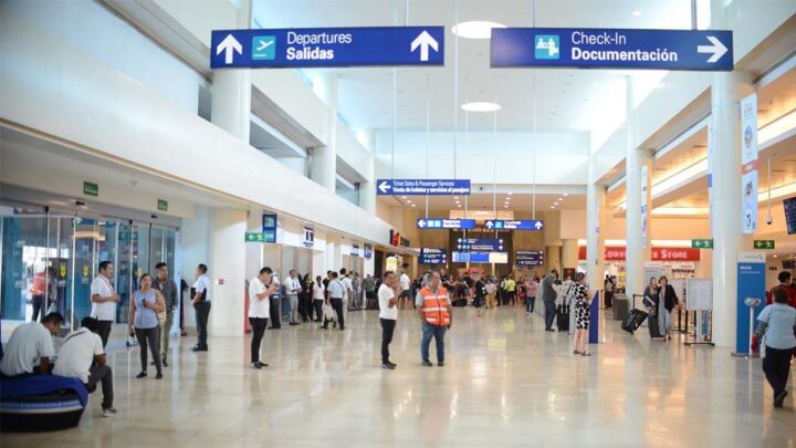 Cancún domina el mercado aéreo nacional