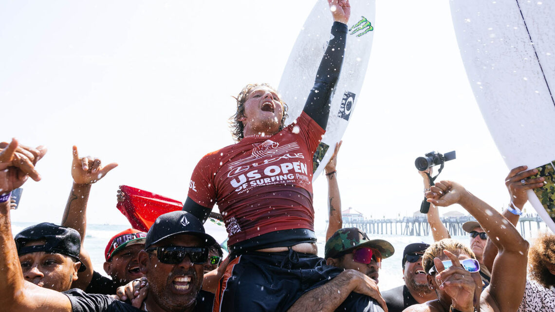 Alan Cleland hace historia al ganar el US Open de Surf