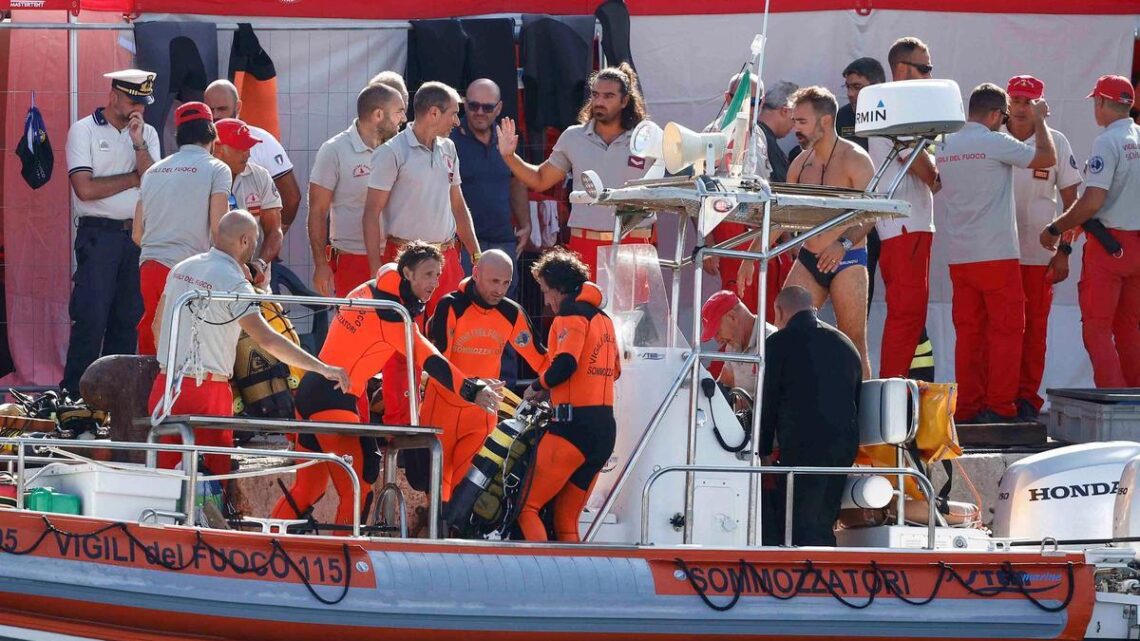 Recuperan los cuerpos del magnate Mike Lynch, su hija y otros dos en el naufragio en Sicilia