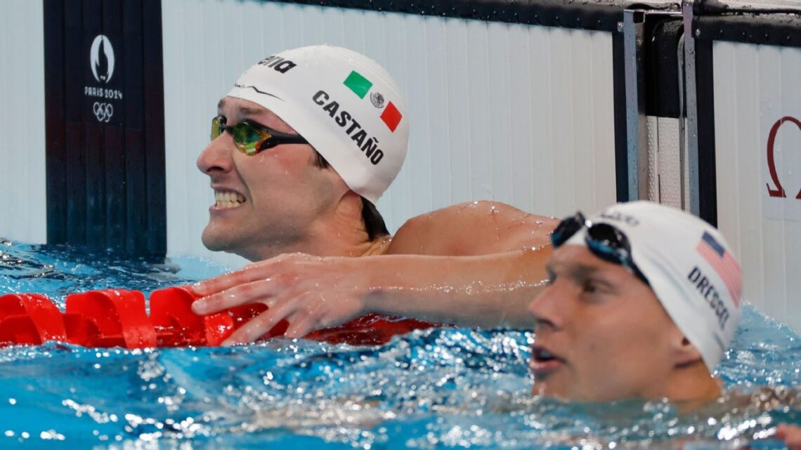 Gabriel Castaño avanza a semifinales en los 50 m libres de natación