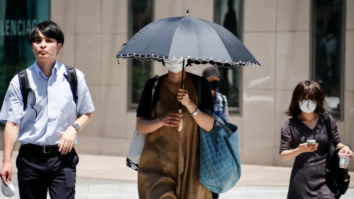 Ola de Calor en Japón Causa 123 Muertes por Insolación en Julio