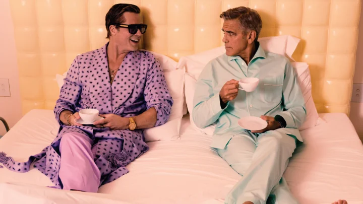 Brad Pitt y George Clooney reflexionan sobre la vejez en el estreno de ‘Wolfs’
