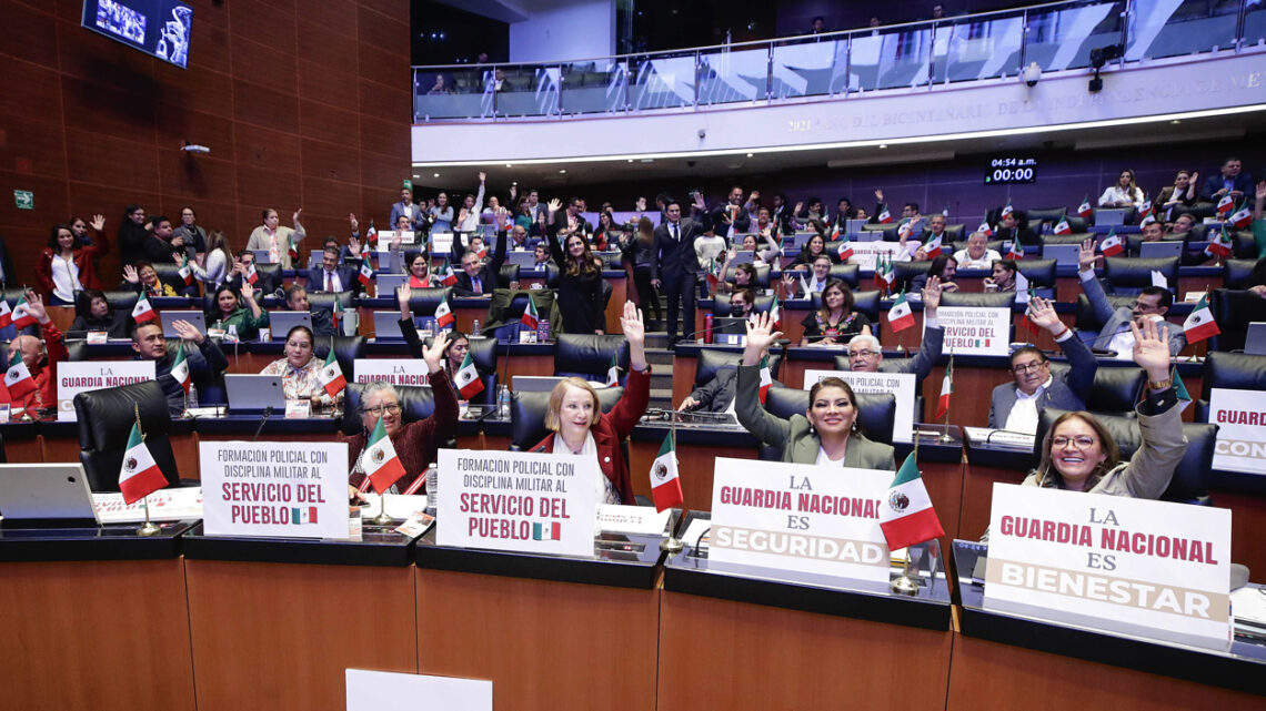 Senado aprueba la integración de la Guardia Nacional al Ejército