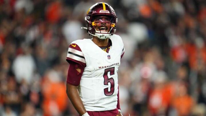 Jayden Daniels brilla en su debut como titular