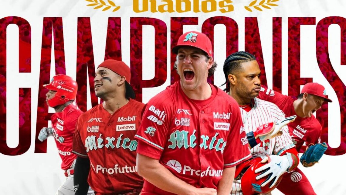 Diablos Rojos del México conquista el título tras vencer a los Sultanes