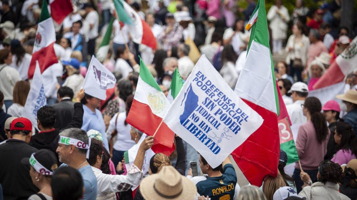 Protestas por la reforma judicial llegan al Senado