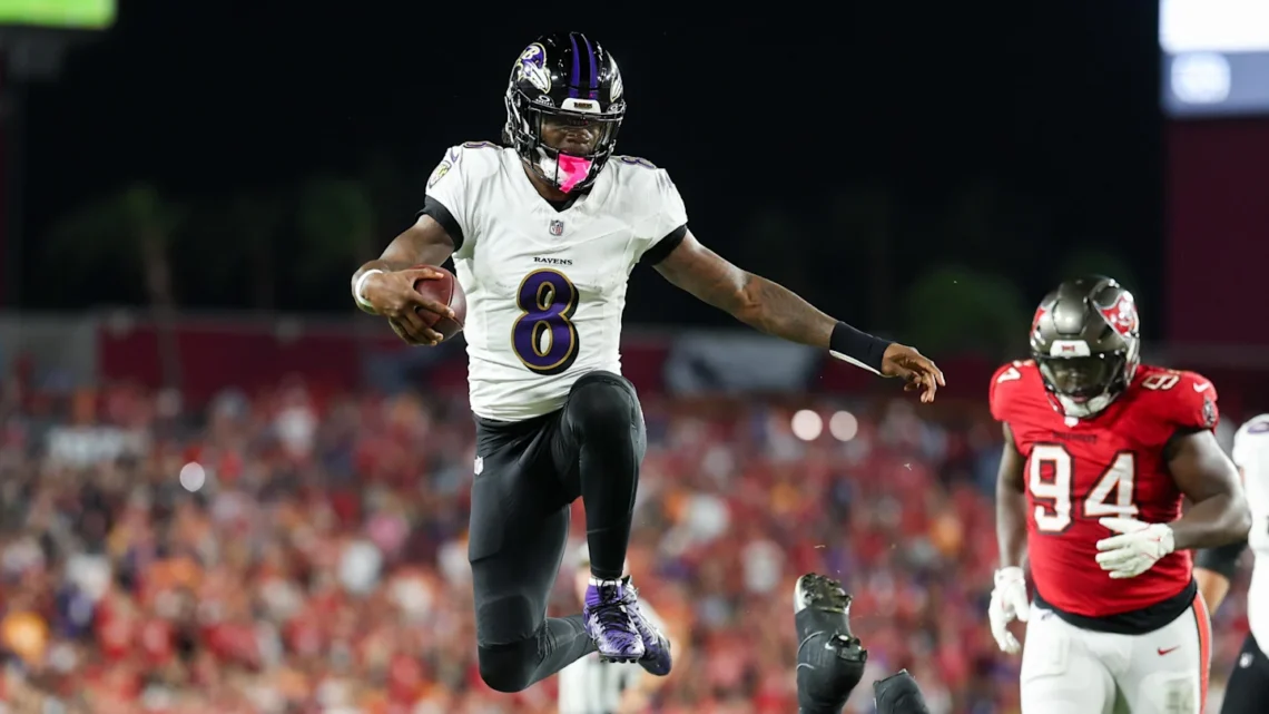 Lamar Jackson destroza a Tampa Bay