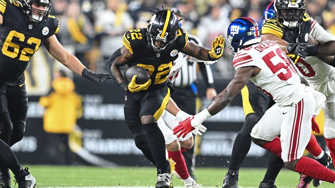 Steelers consolidan su liderazgo en la AFC Norte tras vencer a Giants