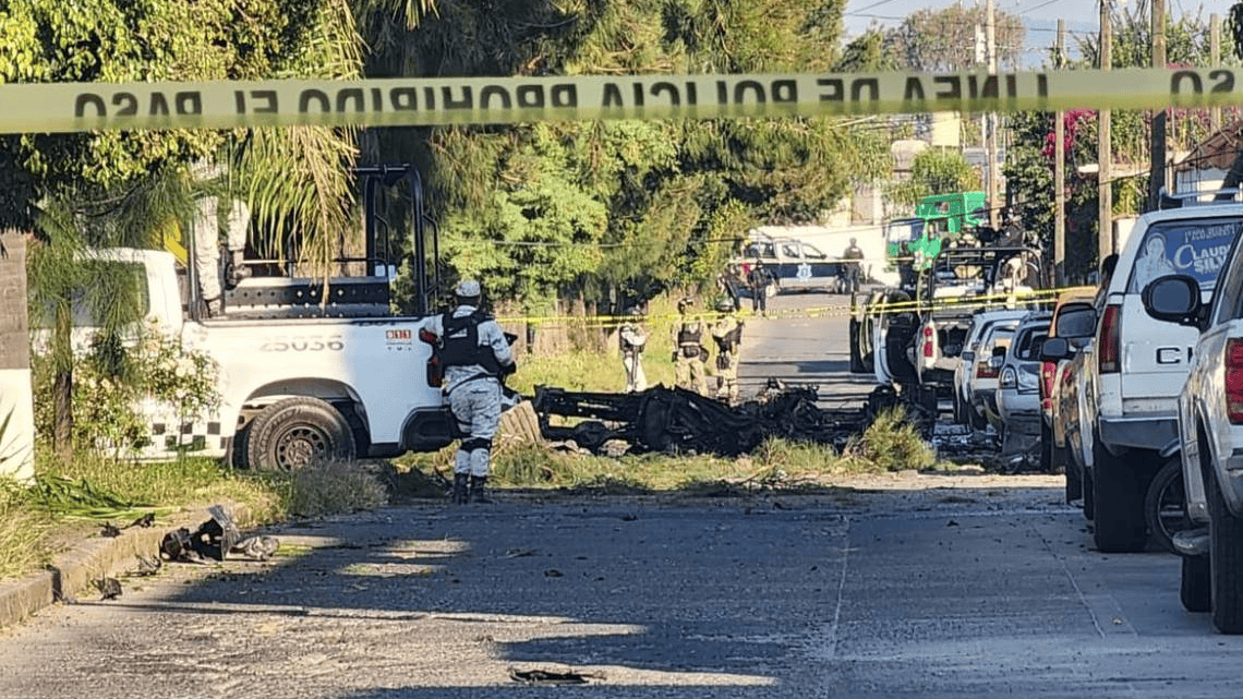 Coche bomba estalla frente a Dirección de Seguridad Pública en Acámbaro, Guanajuato